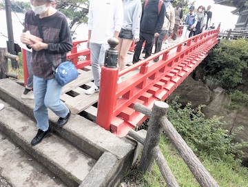 すかし橋(五大堂手前)