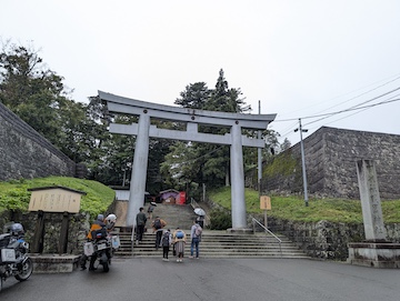 仙台城後（宮城縣護國神社）