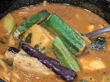 かぼちゃと冬野菜スープカレー