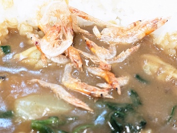 桜えびとあさりの春野菜カレー（桜えび）
