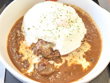 エッグブラウンソースハンバーグ