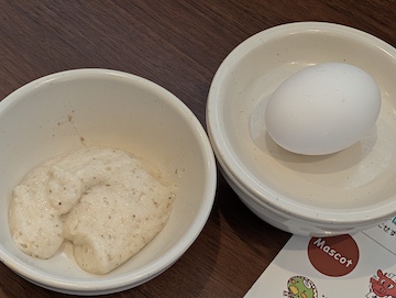 とろろ生玉子セット