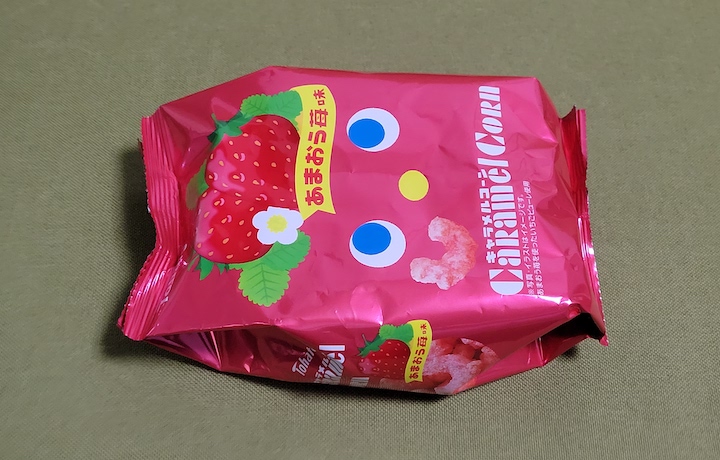 キャラメルコーン・あまおう苺味 | ふくろうぷらざ