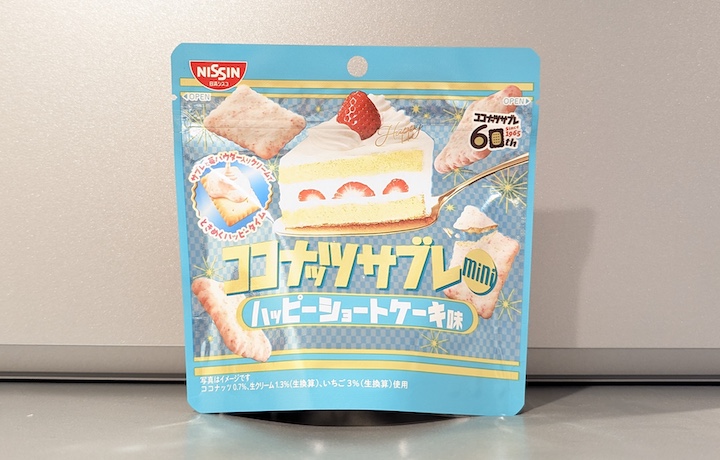 日清シスコ ココナッツサブレミニ ハッピーショートケーキ味