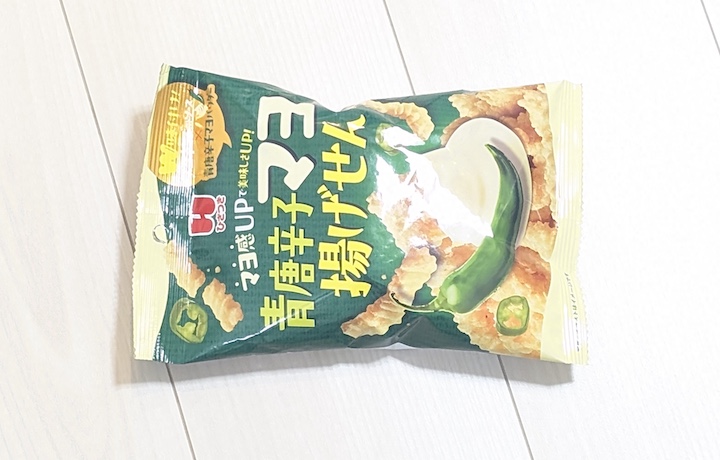 ひざつき製菓 青唐辛子マヨ揚げせん