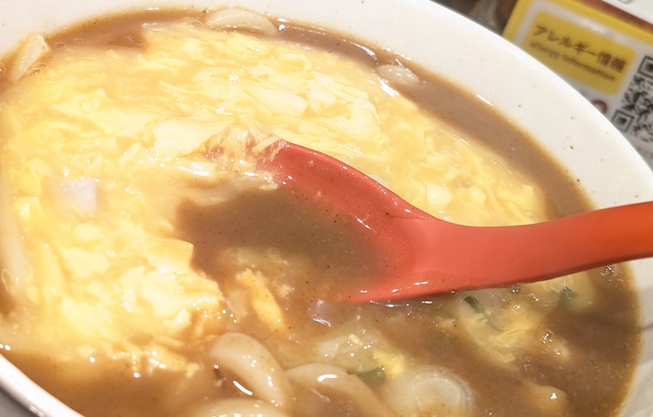 CoCo壱番屋 豚玉あんかけカレーうどん