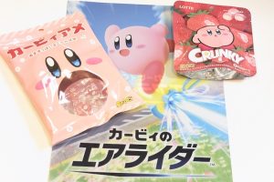 「クランキー苺 星のカービィコラボ」と「カービィアメ」