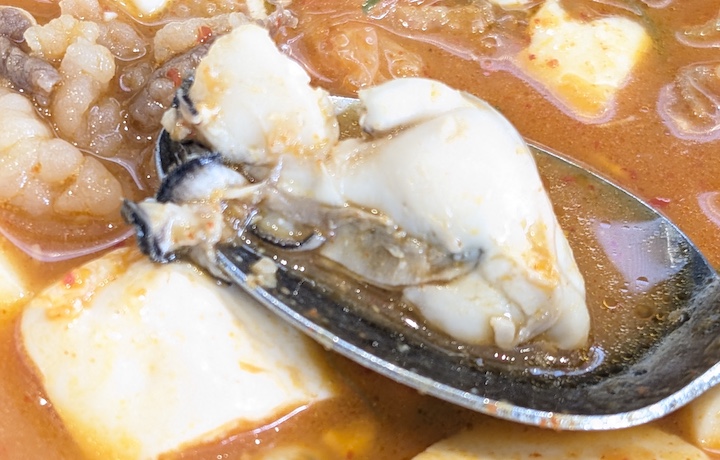 松屋の期間限定メニュー（2025年12月）牡蠣入り牛豆腐キムチチゲ