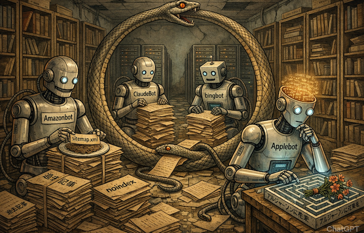 慇懃無礼（拝啓Amazonbot／ClaudeBot／bingbot／Applebot 様）