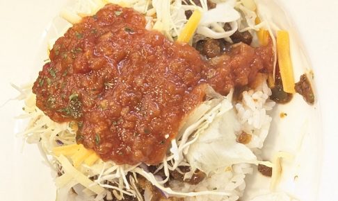 松屋の店舗限定メニュー タコライス（2026年2月）