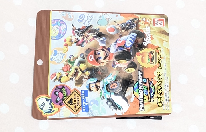 バンダイ マリオカート ワールド ステッカーつきポテトスティック チーズバーガー味