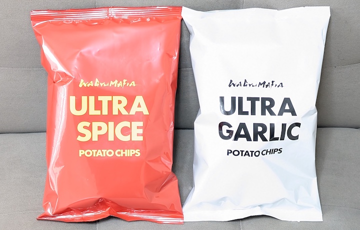 山芳 ポテトチップス ULTRA SPICE/ULTRA GARLIC（ファミリーマート）