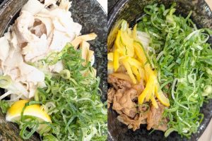 はなまるうどん 魚介豚骨つけ麺とゆず牛肉つけ麺（2026年3月）