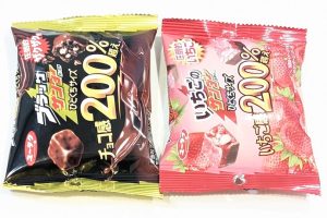 ユーラク いちごのサンダーひとくちサイズ いちご感200％超え＆ブラックサンダーひとくちサイズ チョコ感200％超え