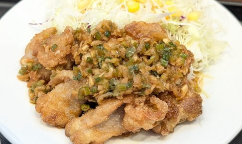 松屋の店舗限定メニュー 油淋鶏定食(2026年5月26日)