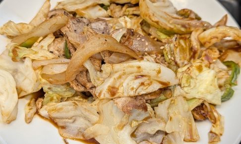 松屋の「回鍋肉」と「豆乳ぷりん」（2026年7月14日）